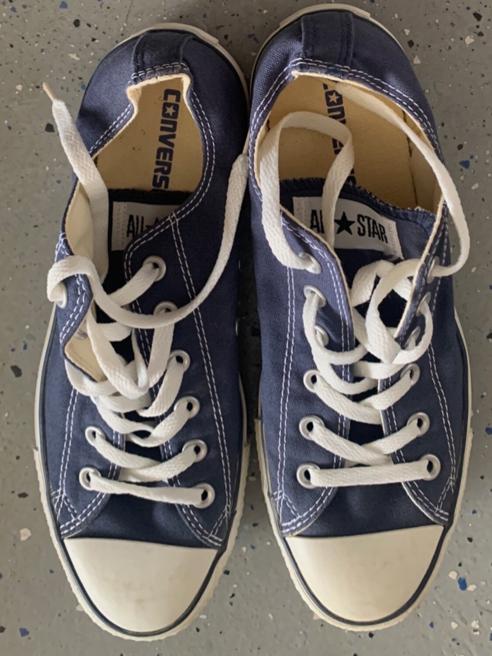 Unisex Converse Chuck Taylor All Star Ox Navy Blue (M9697), Sz Women’s 10 Mens 8